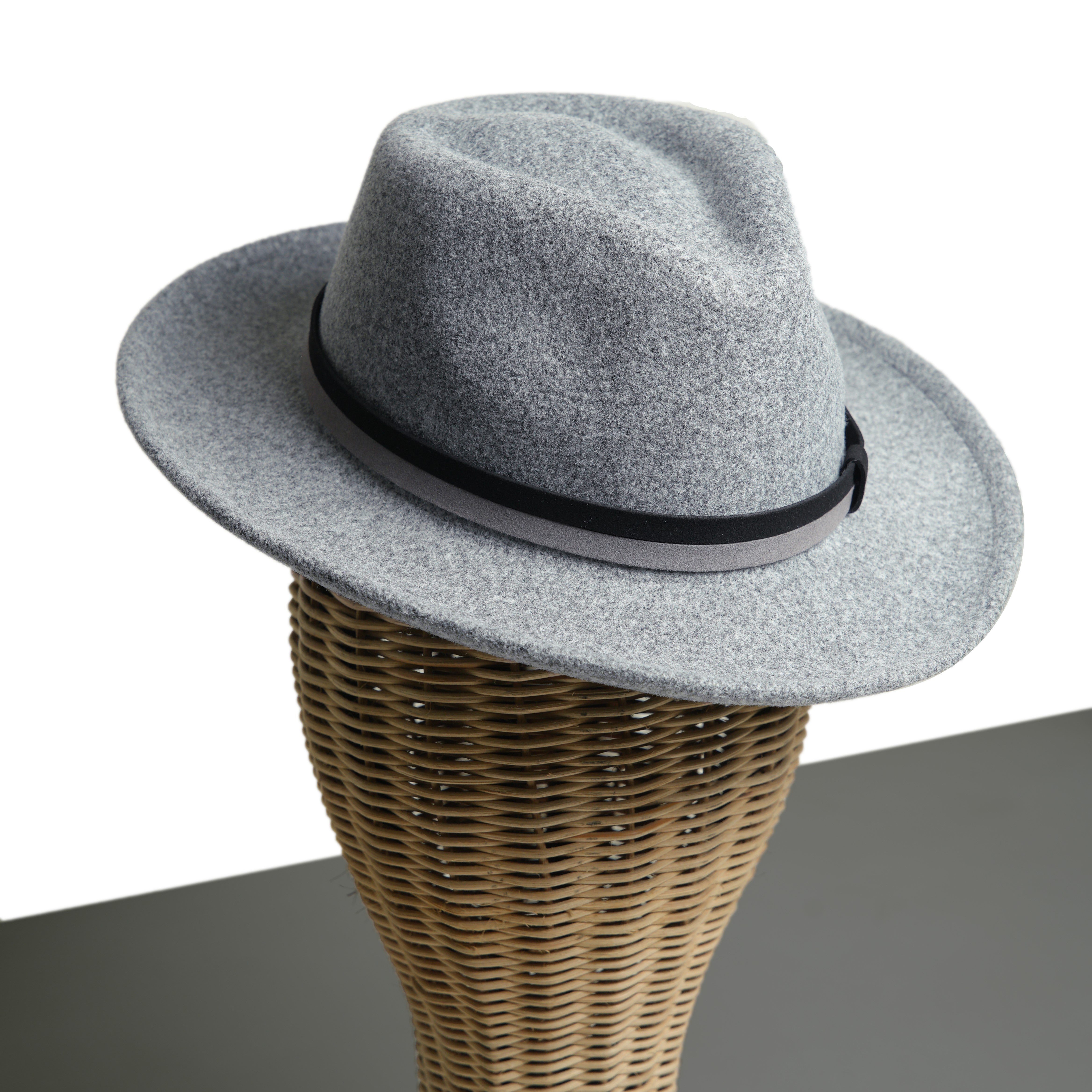 Buy Vintage Fedora Hat (Light Gray) Online in India Chokore