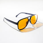 Chokore Chokore Retro Double Bridge Double Beam Sunglasses (Blue & Gold) Chokore Classic Ombre Aviator Sunglasses (Orange)