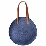 Chokore Chokore Shoulder Bag with Adjustable Strap Chokore Round Beach Bag in Blue