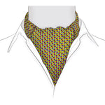 Chokore Chokore Men's Burgundy and Tangerine Silk  Cravat Chokore Men's Multicoloured Silk  Cravat