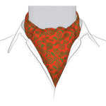 Chokore  Chokor Red & Green Bird print Silk Cravat