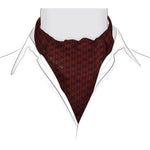 Chokore  Chokore Men's Burgundy and Tangerine Silk  Cravat