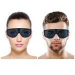 Chokore  Chokore Retro Oversized UV-400 Protected Sunglasses (Black)