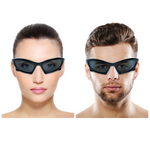 Chokore Chokore Octagon-shaped Metal Sunglasses (Gold & Gray) Chokore Trendy & Functional Polarized Sunglasses (Black)