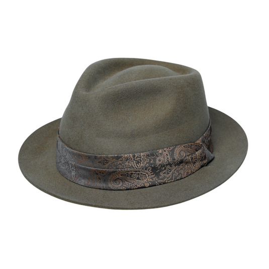Chokore Classic Grove Fedora Hat (Forest Green)