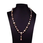 Chokore Chokore Bohemian Necklace with Wooden Beads (Blue) Chokore Multicolor Baroque Pearl Necklace