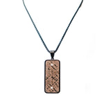 Chokore Chokore Tiger Eye Beads Necklace Chokore Laser-engraved Pendant with Box chain
