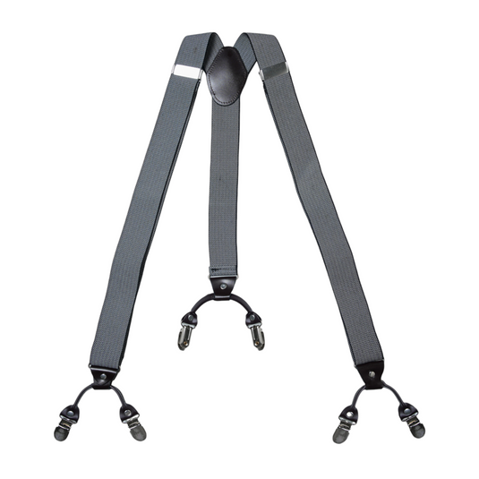 Chokore Y-shaped Suspenders, 6-clips (Grey)