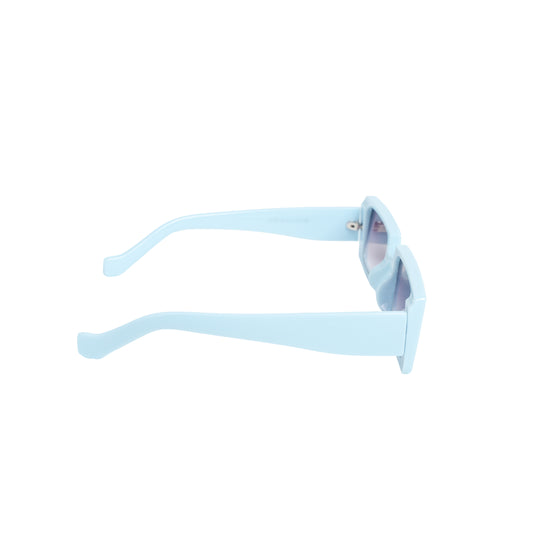 Chokore Tinted Rectangle Sunglasses (Light Blue)