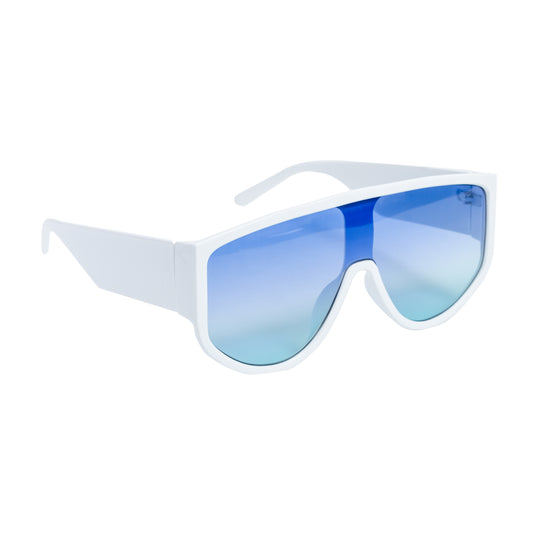 Chokore Retro Oversized UV-400 Protected Sunglasses (White)