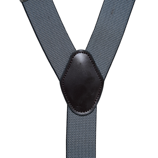Chokore Y-shaped Suspenders, 6-clips (Grey)