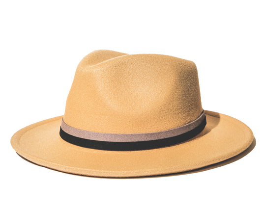 Chokore Chokore Vintage Fedora Hat (Beige)