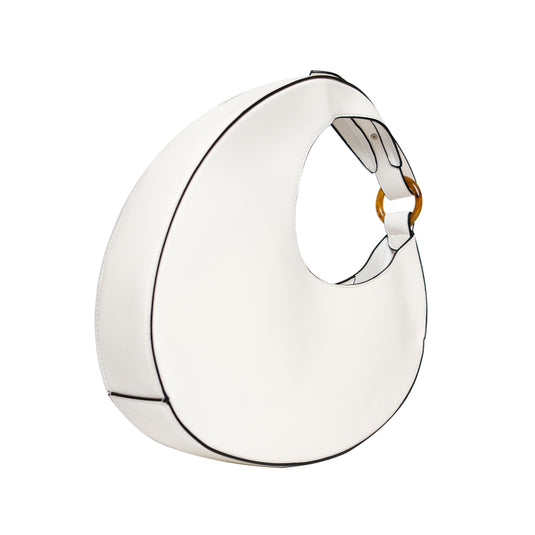 Chokore Chokore Crescent-shaped Shoulder Bag (White)