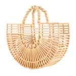 Chokore  Bamboo Tote - Handcrafted Basket Bag for Women bamboo natural