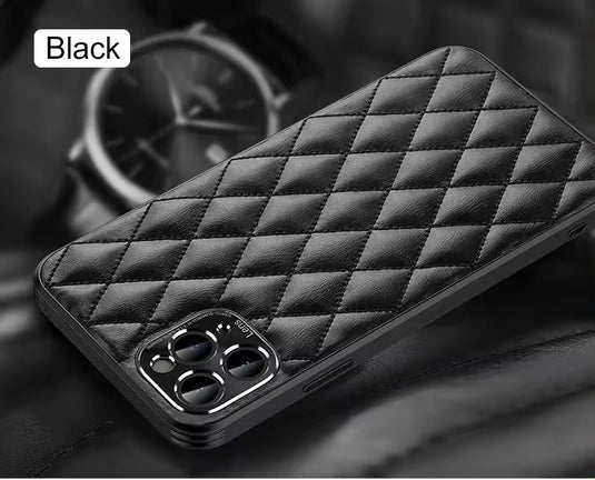 Chokore Sleek Diamond Cut Design Leather Phone Cover