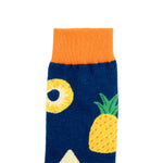 Chokore Chokore Black Striped Socks Chokore Trendy Navy Pineapple Socks