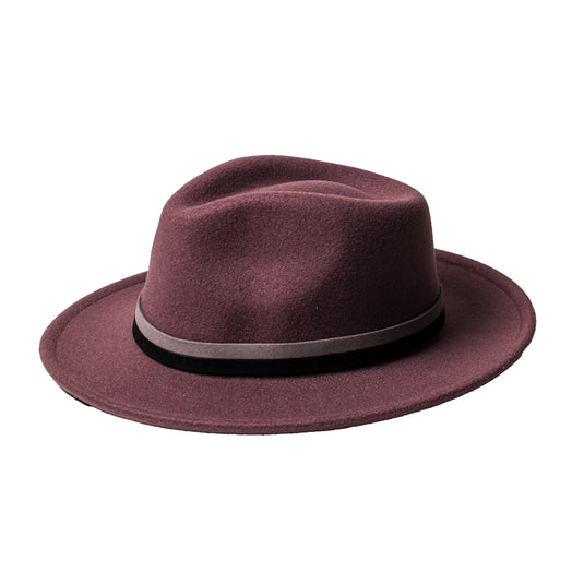 Chokore Vintage Fedora Hat (Purple)