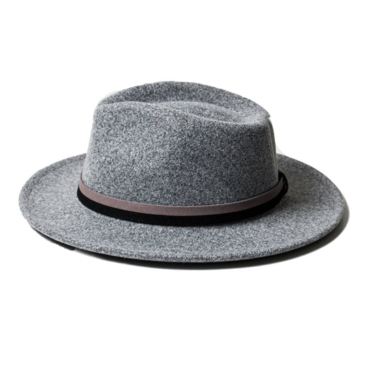 Chokore Vintage Fedora Hat (Light Grey)