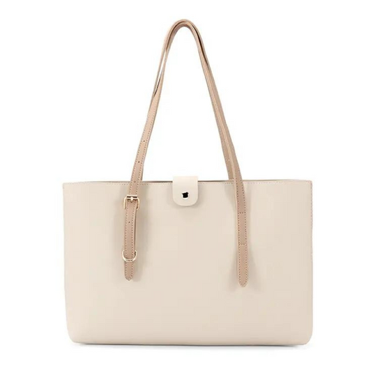 Chokore Chokore Large Adjustable Tote Bag with Laptop Sleeve (Khaki)