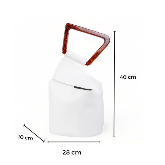 Chokore Chokore Wrist Bag with Handle (White)