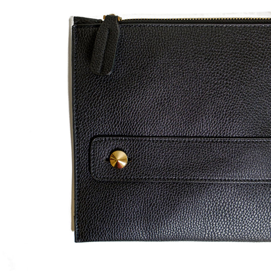 Chokore Chokore Vegan Leather Envelope Clutch (Black)