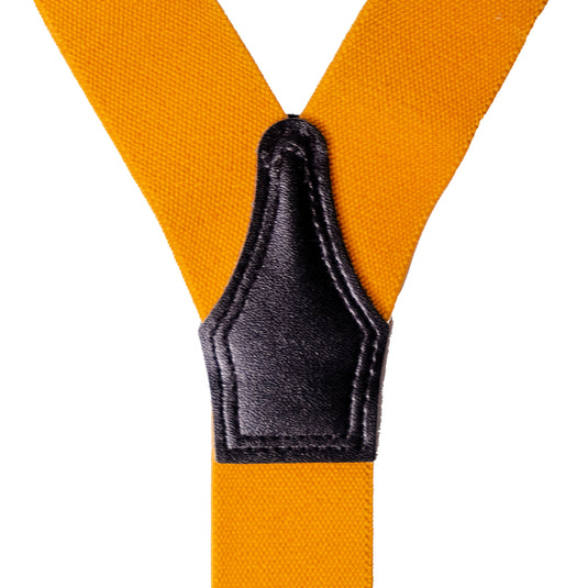 Chokore Y-shaped Convertible Suspenders, 3 Clips (Tangerine)