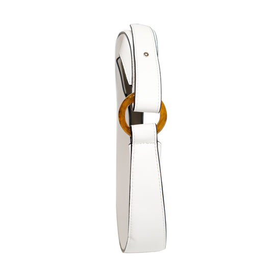 Chokore Chokore Crescent-shaped Shoulder Bag (White)