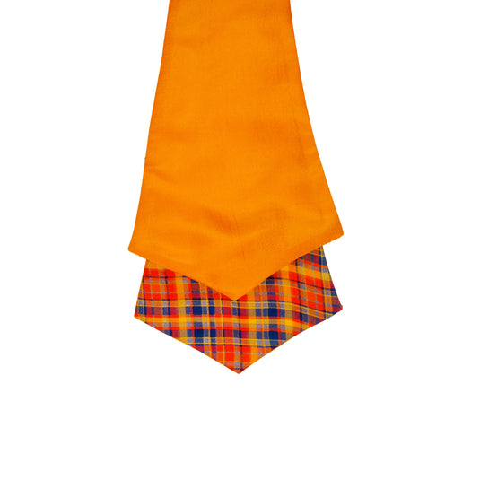 Chokore Multicolor Checkered Silk Reversible Cravat