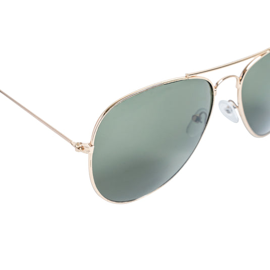 Chokore Metal Frame Night Vision Sunglasses (Green & Gold)