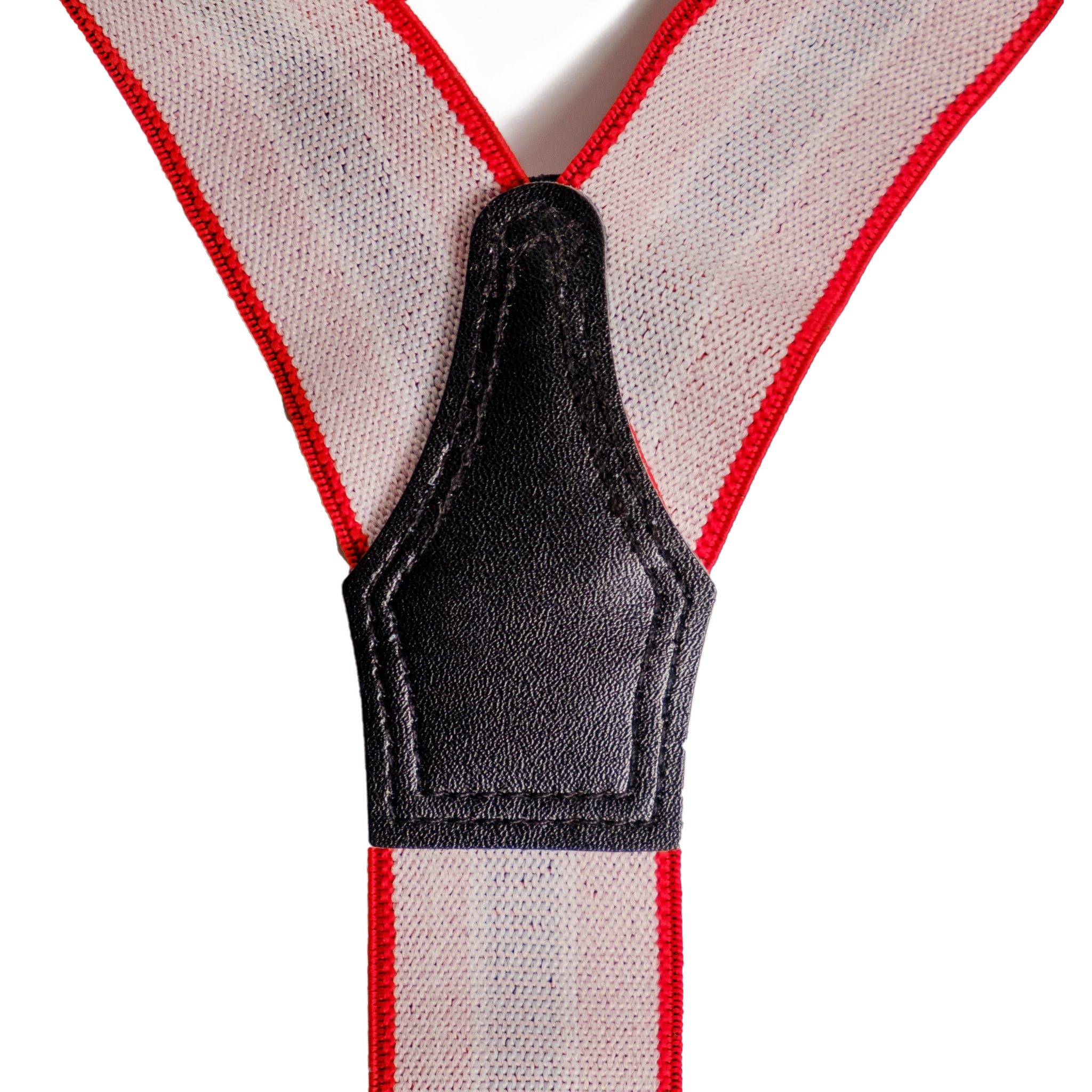 Chokore Y-shaped Convertible Suspenders (Navy Blue & Red)