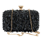 Chokore Chokore Embellished Evening Clutch/Handbag (Black) 
