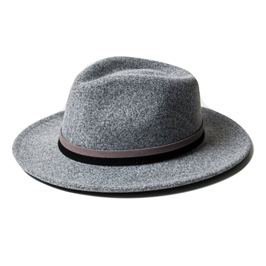 Chokore Vintage Fedora Hat (Light Grey)