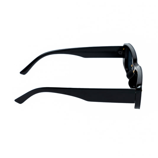 Chokore Rectangular Sunglasses with UV 400 Protection (Black)