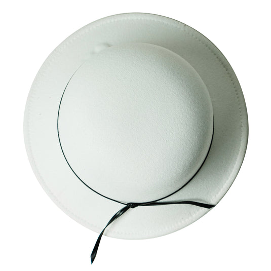 Chokore Trendy Cloche Hat (White)