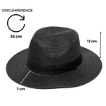 Chokore Chokore Embroidered Straw Cowboy Hat with Windproof Belt (Khaki) Chokore Summer Straw Hat (Black)
