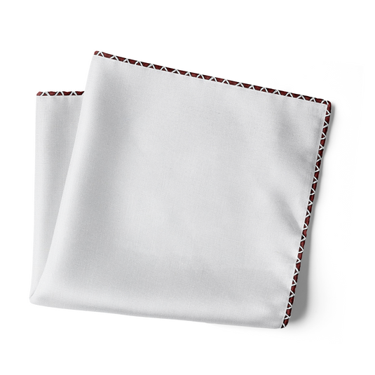 Boundaries (Burgundy) - Pocket Square