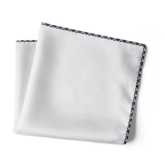 Boundaries (Navy) - Pocket Square