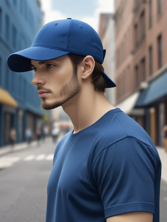 Chokore Double Brim Baseball Cap (Blue)