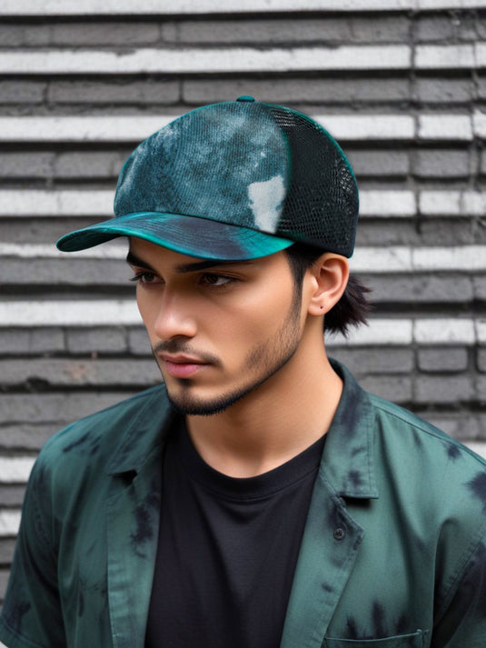 Chokore Tie-dyed Mesh Baseball Cap (Teal)