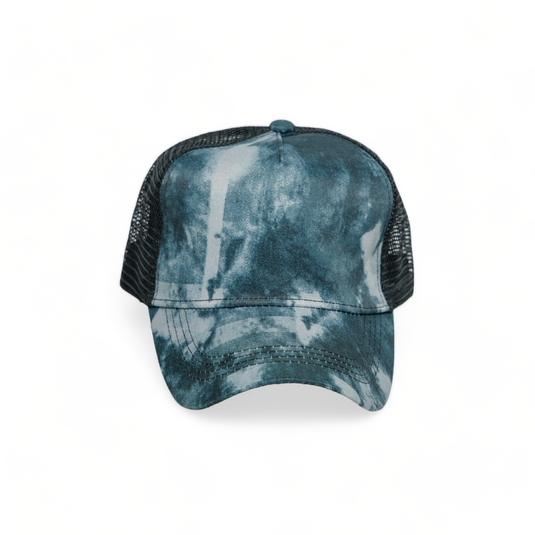 Chokore Tie-dyed Mesh Baseball Cap (Teal)