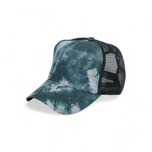 Chokore Tie-dyed Mesh Baseball Cap (Teal)