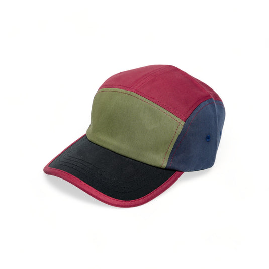 Chokore Colorblock Retro Sports Cap (Black & Red)