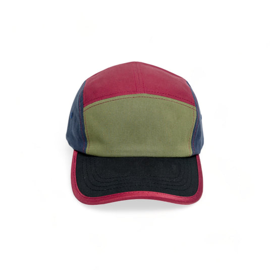 Chokore Colorblock Retro Sports Cap (Black & Red)