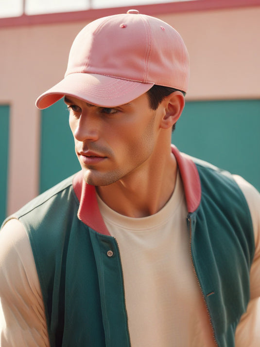 Chokore Structured Suede Baseball Cap (Pink)