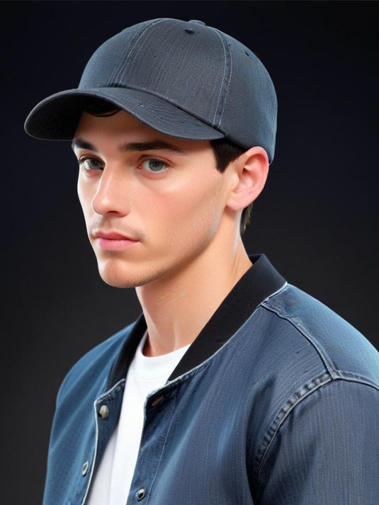 Chokore Soft Crown Denim Baseball Cap (Black)