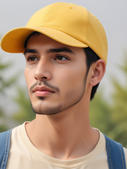 Chokore Blank Washed Baseball Cap (Yellow)