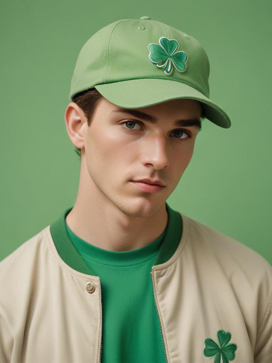 Chokore Three-Leaf Clover Baseball Cap (Army Green)