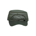 Chokore Chokore Flat Top Cotton Cap (Black) Chokore Summer Flat Top Cap in Mesh Fabric (Army Green)