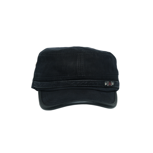 Chokore Retro Washed Flat Top Cap (Black)