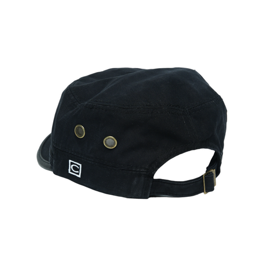 Chokore Retro Washed Flat Top Cap (Black)